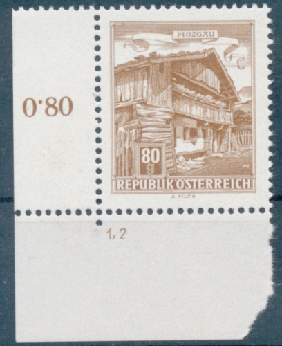 Briefmarke mit Symbolzahl(en)